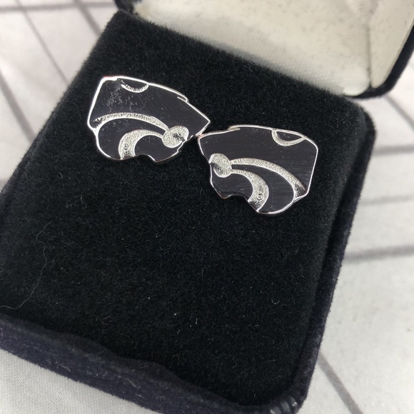 NWT Kansas State wildcats earrings - Picture 2 of 3